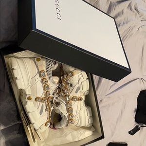 GUCCI
Flashtrek embellished sneakers